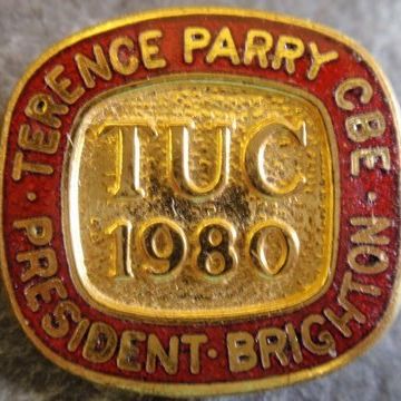 038110 Badge. TUC 1980 £5.00
